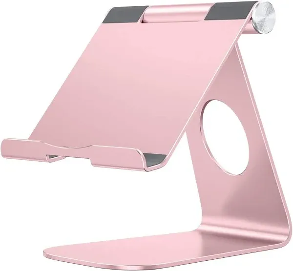 OMOTON Tablet Stand Holder Adjustable T1 Desktop Aluminum Tablet Dock Cradle Compatible with Ipad Air/Mini