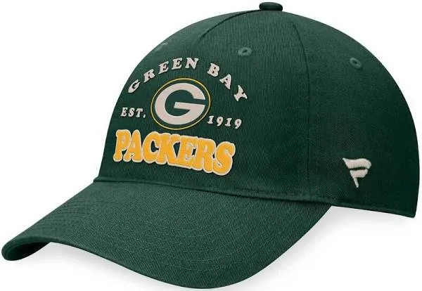 Men's Fanatics Green Bay Packers Heritage Adjustable Hat