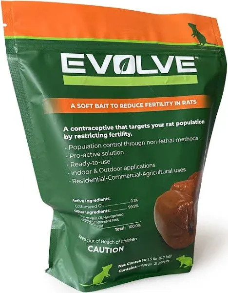 Evolve Soft Bait Formulated for Rats