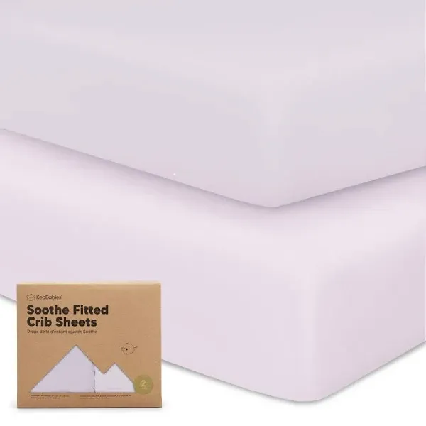 KeaBabies Soothe Fitted Crib Sheet