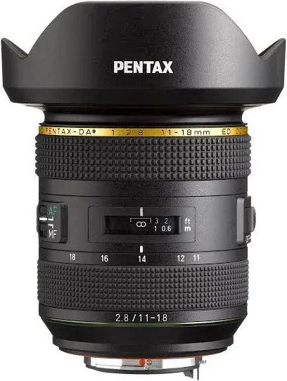 Ricoh Camera Lens HD PENTAX-DA 11-18mmF2.8ED DC AW for APS-C Black [PENTAX K / zoom lens]