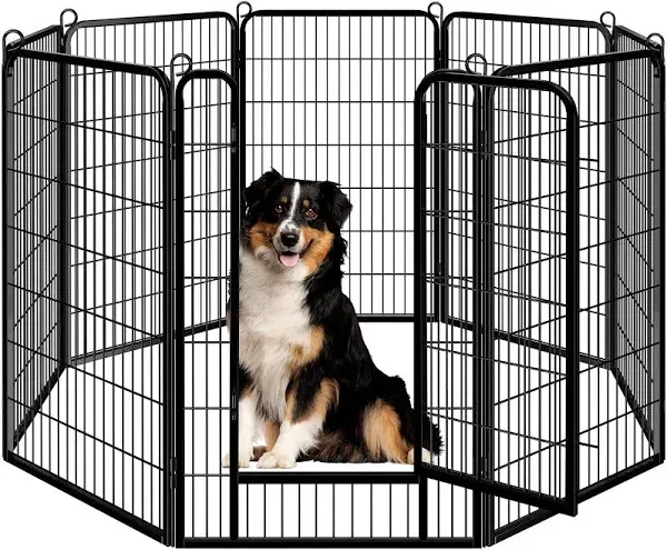 Yaheetech 40" Outdoor Dog Playpen with 8 Panel Fence