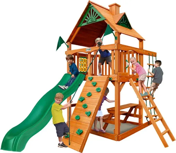 Gorilla Playsets Chateau Tower Swing Set