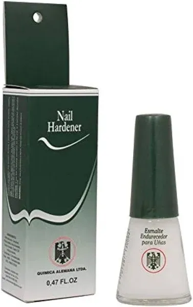 3 Bottles Quimica Alemana Nail Hardener Strengthener Polish Treatment 0.47 oz