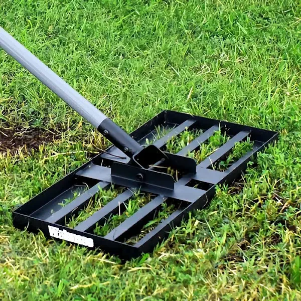 Lawn Leveling Rake, 6.5FT 17&#034;x10&#034; Levelawn Tool, Heavy Duty Effort Saving Law...