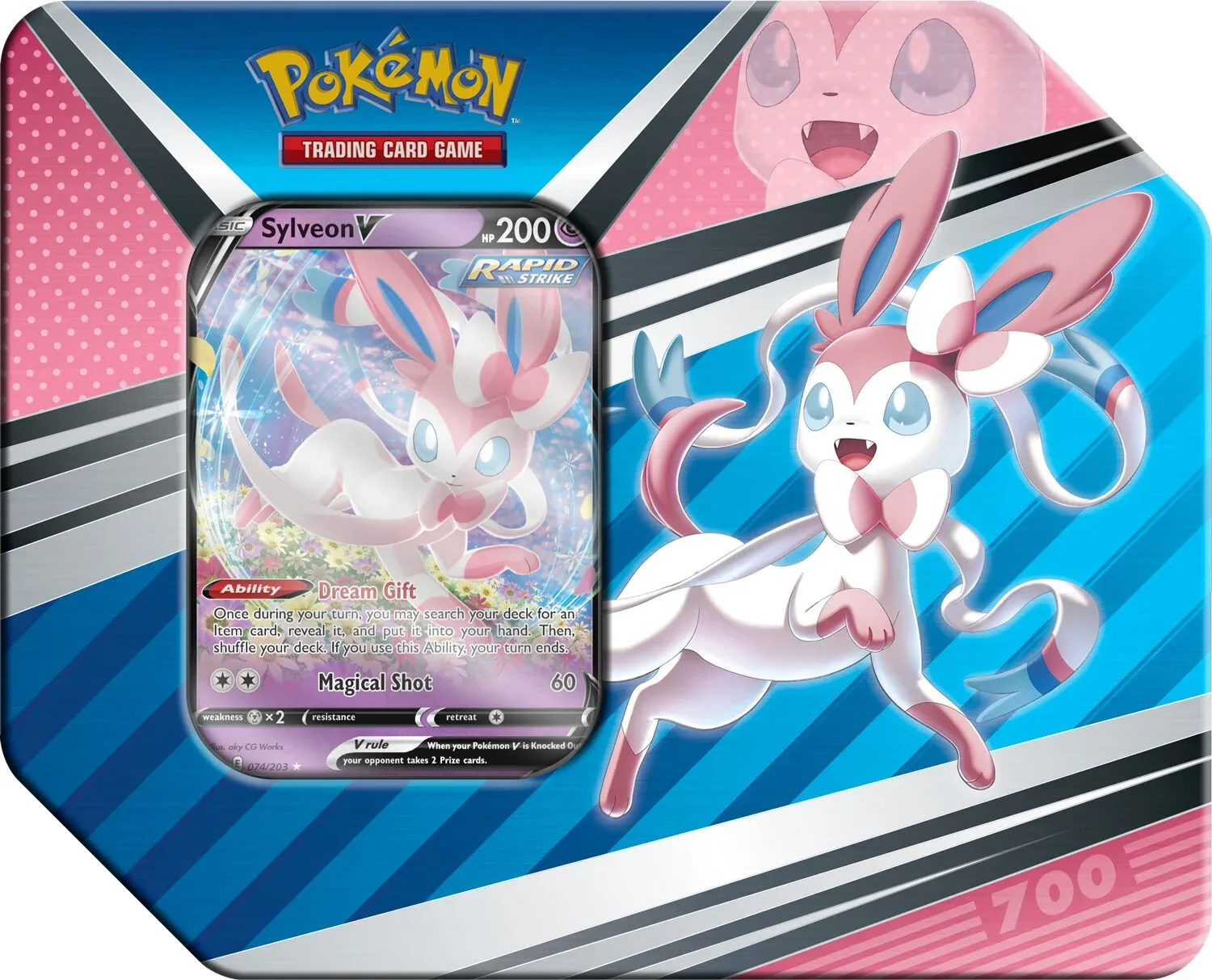 Pokemon V Heroes Sylveon Tin Set