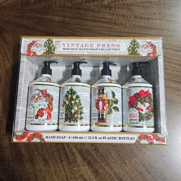 Vintage Press Holiday Hand Soap Collection