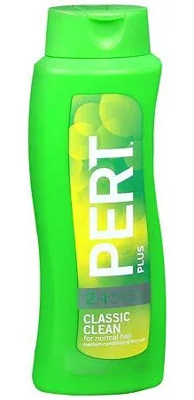 Pert Classic Clean Shine Enhancing 2 in 1 Shampoo Plus Conditioner, 33.8 fl oz