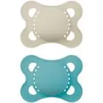 MAM Original Matte Pacifier, 0-6 Months, Boy, 2 Pack