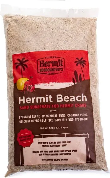 Hermit Crab Sand Substrate Mixture 6 Pounds Bury Burrowing All Natural - Best