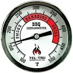 Tel-Tru BQ300 3" Redzone Dial Barbecue Thermometer, 4" Stem