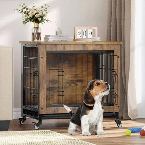 YITAHOME Dog Crate Furniture with Cushion