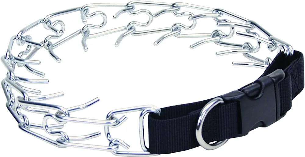 Pet Titan Easy-On Dog Prong Training Collar with Buckle - Training Collar for...