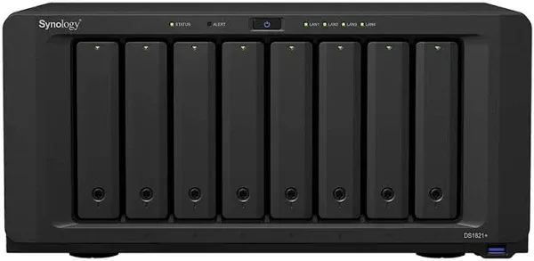 Synology 8 bay NAS DiskStation DS1821+ (Diskless)