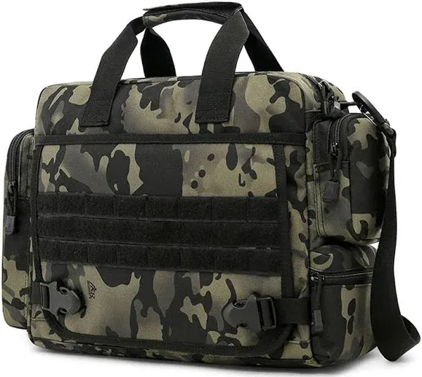 CamGo Tactical Briefcase 14 inch Laptop Messenger Bag Military Style Shoulder Bag Handbag for Men