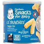 Gerber Graduates Lil Crunchies Snacks Veggie Dip - 1.48 oz.