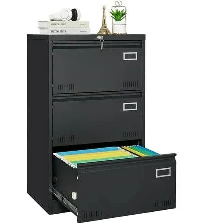 Metal Lateral File Cabinet with Lock