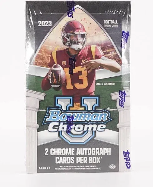 Bowman Chrome University Football Hobby Box