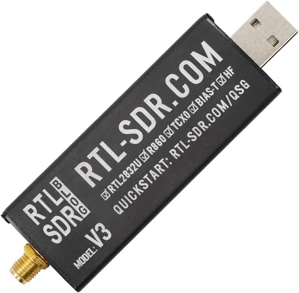 RTL-SDR Blog V3 R860 RTL2832U 1PPM TCXO SMA Software Defined Radio