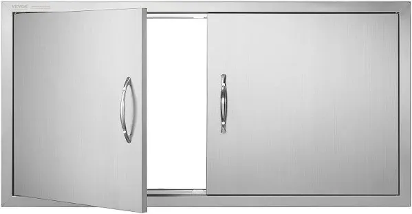 VEVOR 42x21 Inch BBQ Island Access Door Outdoor Kitchen Door Stainless Steel