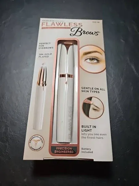 Finishing Touch Flawless Brows Eyebrow Hair Remover with LED Light