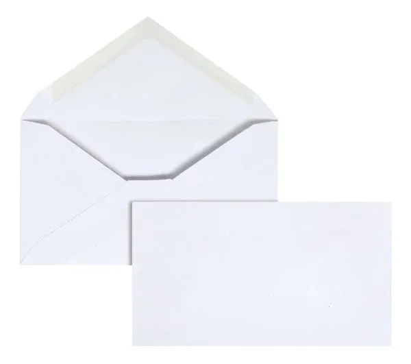 All-Purpose Envelopes, #6 3/4 (3 5/8in. x 6 1/2in.), White, Box Of 500, 78105