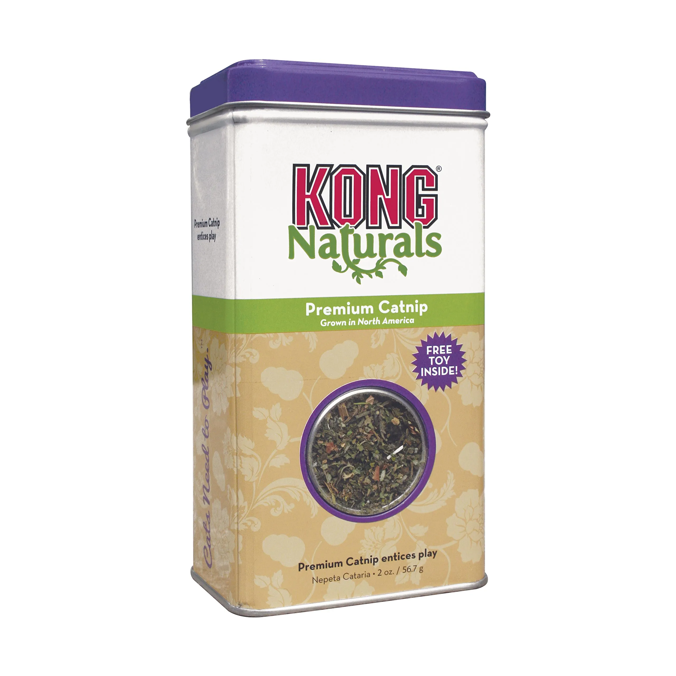 KONG - Naturals Premium Catnip - Premium North American Grown - 2 Ounce (2 Pack)