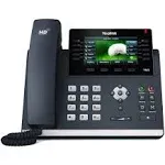 Yealink SIP-T46S IP Phone, 16 Lines 4.3" Color LCD. Dual-Port Gigabit Ethernet