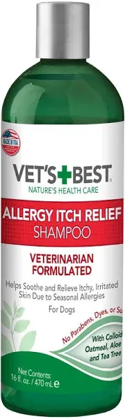 Vet's Best Allergy Itch Relief Shampoo For Dogs (16 fl oz)