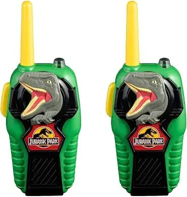 ekids Jurassic Park Toy Walkie Talkies for Kids, Indoor and Outdoor Toys for Kids and Fans of Jurassic Park Toys