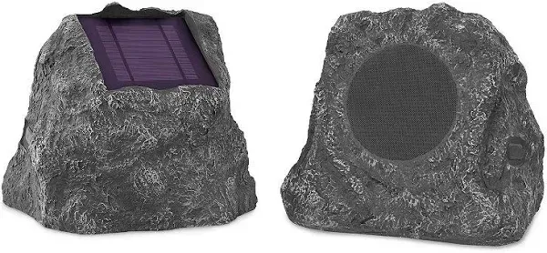 Victrola Outdoor Rock Speaker Pair - Wireless Bluetooth , for Garden, Patio, all