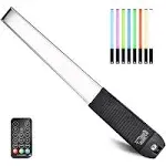 RGB LED Photography Lighting Portable Wand Handheld LED Video Light 1000 Lume...