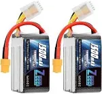 Zeee 14.8V 120C 1500mAh 4S Lipo Battery Graphene Battery with XT60 Plug for FPV Drone Quadcopter Helicopter Airplane RC Boat RC Car RC Models(2 Pack)