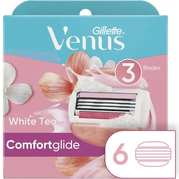 Gillette Venus ComfortGlide White Tea Women's Razor Blade Refills