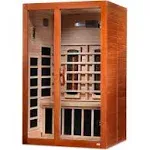 Dynamic Santiago 2-Person Full Spectrum Near Zero EMF Far Infrared Sauna (Canadian Hemlock)