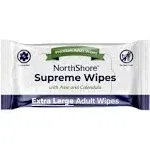 Northshore Supreme Quilted Cleansing Wipes, X-Large, Pack/50