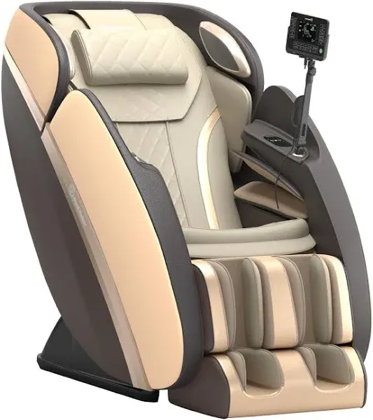 Real Relax 2024 Home Massage Chair PS6000, Zero Gravity SL Track Massage Chair, Full Body Shiatsu Massage Recliner with Body Scan Bluetooth, Black