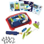 Educational Insights Design & Drill Space Circuits, Beginning Circuit Building Science Kit, STEM Toy, 52 Assorted Pieces with Kid-Friendly Power Drill & 20 Challenges for Kids Boys & Girls, Ages 5+