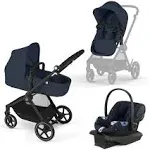 Cybex Eos 5-in-1 Stroller + Aton G Travel System - Ocean Blue