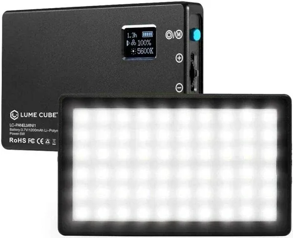 Lume Cube Bicolor Panel Mini LED Light for Professional DSLR Cameras. Pre Owned.