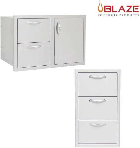 Blaze 32-Inch Access Door and Drawer Combo