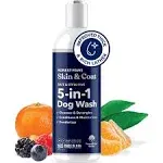 Honest Paws Dog Shampoo and Conditioner - 5-in-1 for Allergies and Dry, Itchy, Moisturizing for Sensitive Skin - Sulfate Free, P