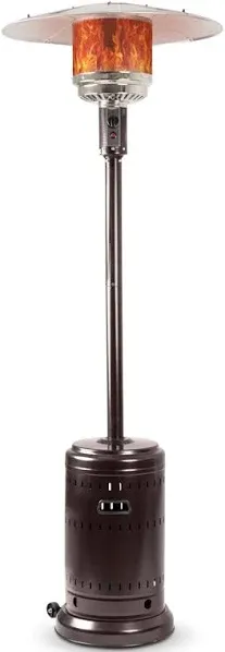 Amazon Basics 46,000 BTU Commercial Outdoor Propane Patio Heater with Wheels