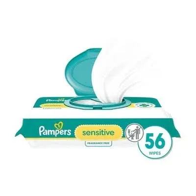 Pampers Sensitive Baby Wipes - 56 count