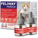 Feliway MultiCat Diffuser Refill - 2 Pack (48ml Each)