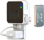 256GB Blink USB Flash Drive for Local Video Storage and the Outlet Mount for ...