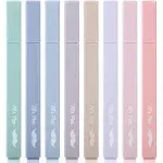 Mr. Pen- Aesthetic Highlighters, 8 Pcs, Chisel Tip, Morandi Colors, No Bleed Bible Highlighter Pastel, Highlighters Assorted Colors, Pastel