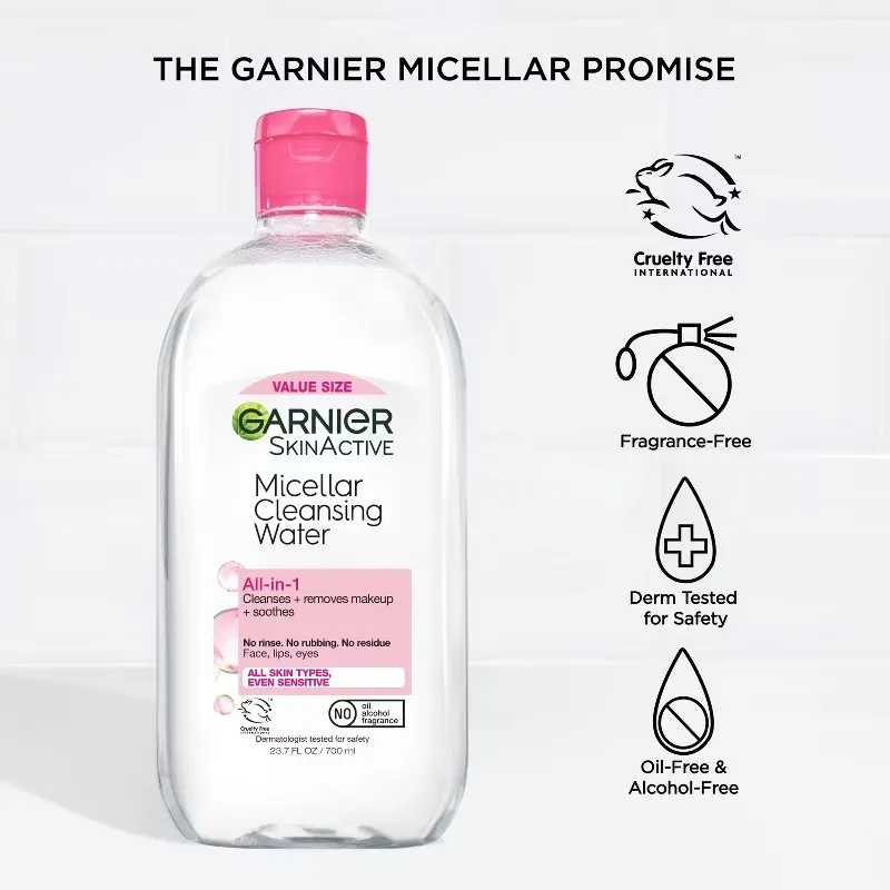 Garnier Micellar Water Hydrating Facial Cleanser & Makeup Remover