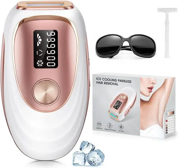 LYSMOSKI Laser Hair Removal with Cooling System