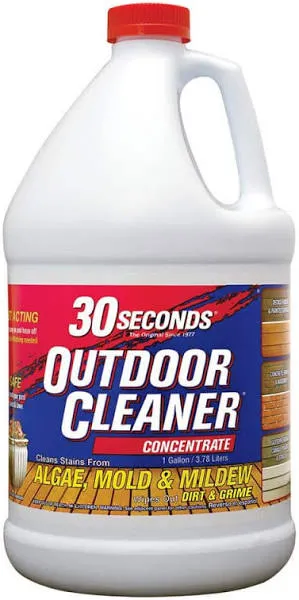 30 seconds Outdoor Cleaner 2.5 Gal. Concentrate Algae, Mold &amp; Mildew Stain